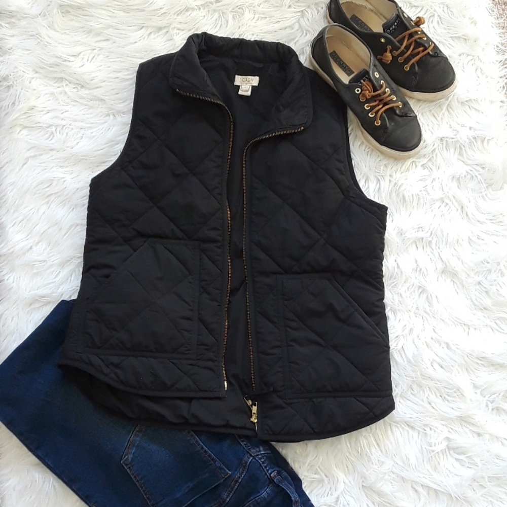 J Crew Factory Black Vest